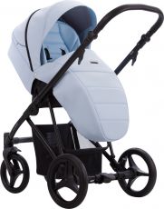 Детская коляска 2 в 1 Bebetto Flavio PRO 08 blue, 100% Эко-кожа